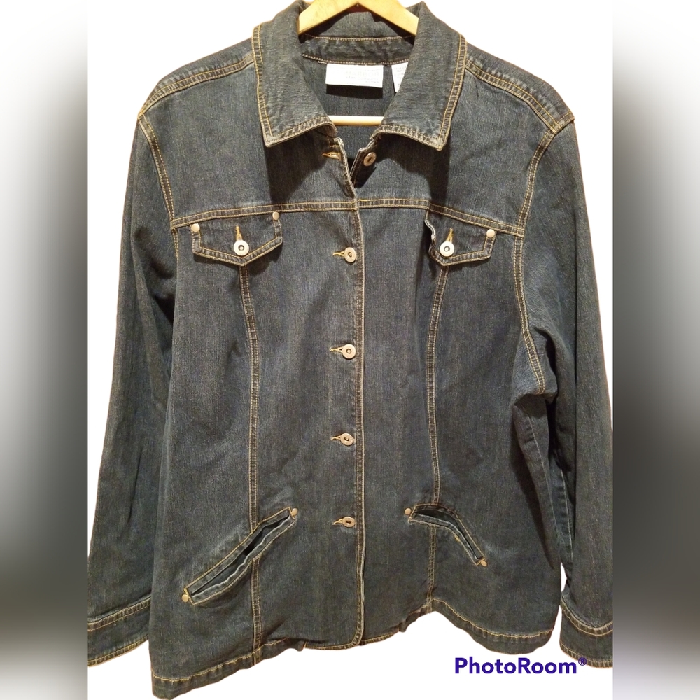 Sag Harbor Women's Denim Jacket Size 2x